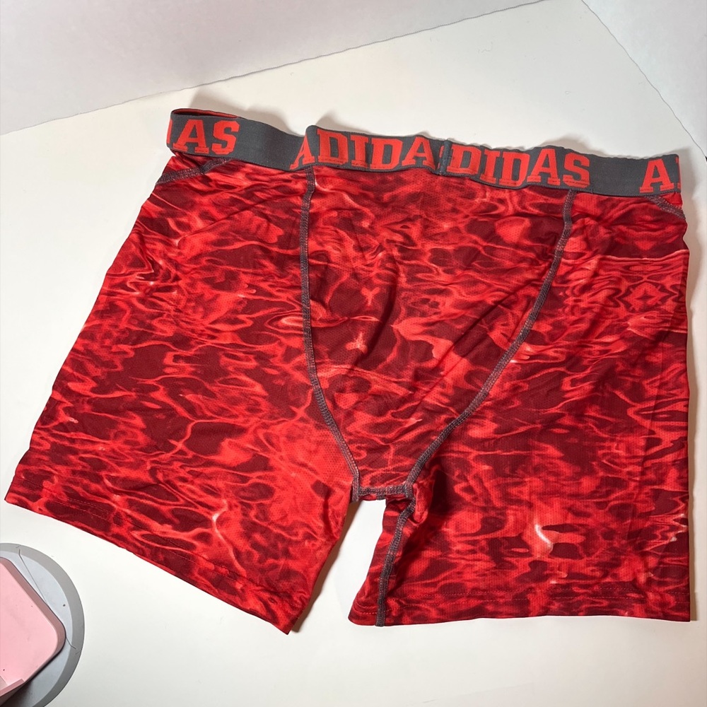 Adidas Lightweight Orange/Red & Black/Grey Compression Short Bundle Gently Used - Picture 2 of 9